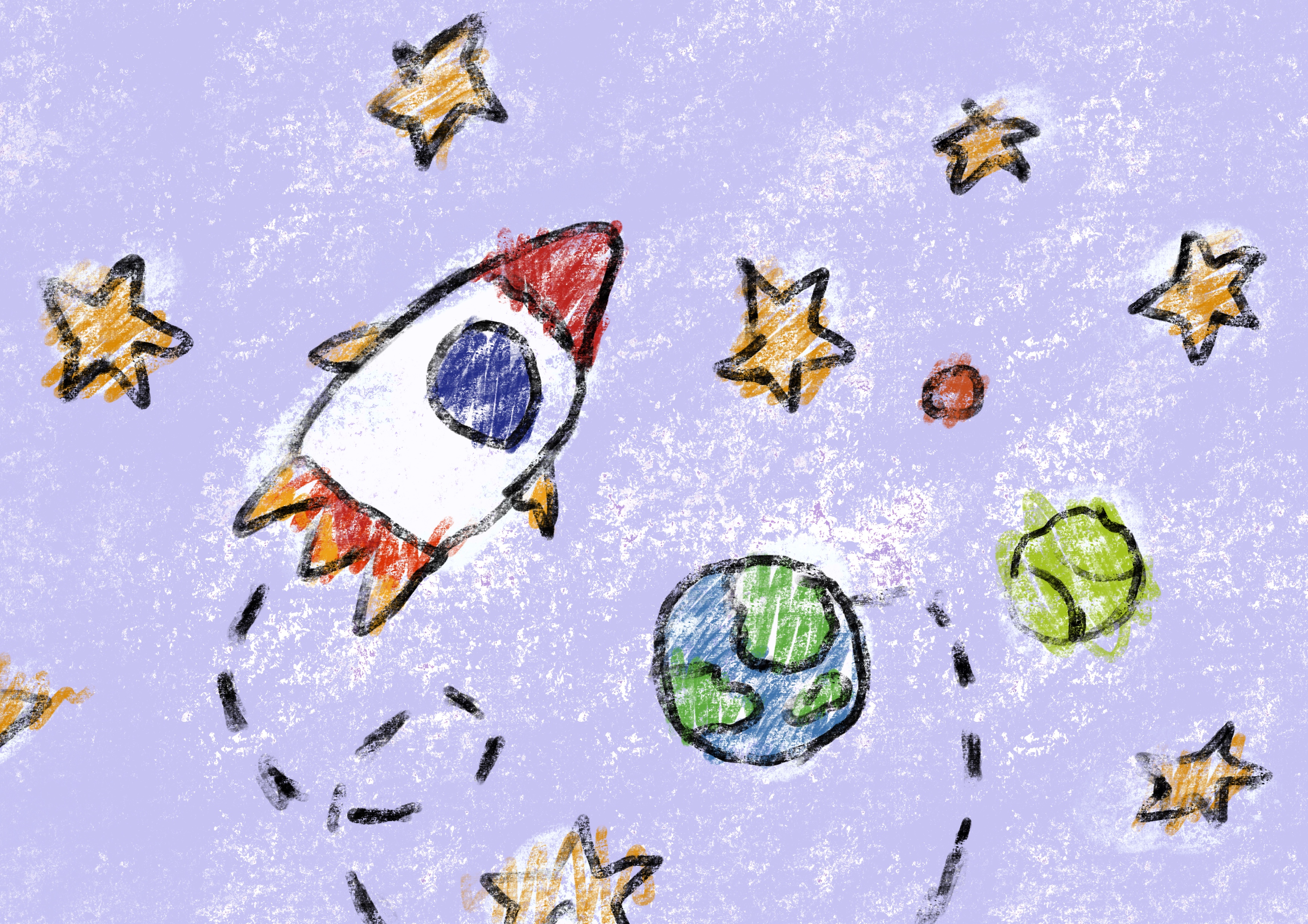 Children-inspired environment illustration 1
